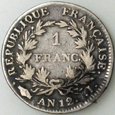 FRANCE-1803-AN 12I-1 FRANC