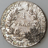 FRANCE-1804-AN 13M-1 FRANC