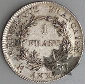 FRANCE-1802-AN XIA-1 FRANC
