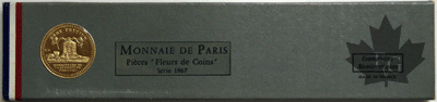 FRANCE-1967-SERIE FLEURS DE COIN