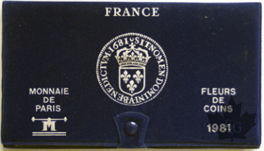 FRANCE-1981-SERIE FLEURS DE COIN