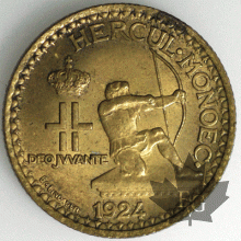 MONACO-1924-1 FRANC- crédit foncier- TTB