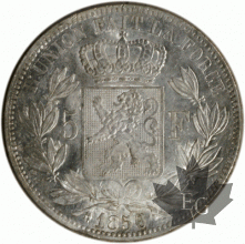 BELGIQUE-1850-5 FRANCS