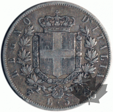 ITALIE-1865T-5 Lire-Vittorio Emanuele II-TORINO-TB