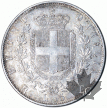 ITALIE-1878R-5 Lire-Vittorio Emanuele II-Roma-pr SUP