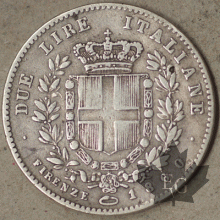 ITALIE-1860F-2 Lire