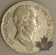 FRANCE-1803-5 Francs An 12A Premier Consul cp tr. TTB