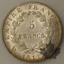 FRANCE-1811A-5 Francs tête laurée EMPIRE SUP