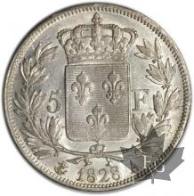 FRANCE-1828A-5 Francs Charles X SUP