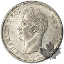 FRANCE-1830L-5 Francs Charles X TTB à SUP