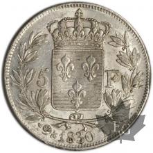FRANCE-1830L-5 Francs Charles X TTB à SUP
