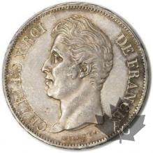 FRANCE-1830A-5 Francs Charles X G. 644a  SUP