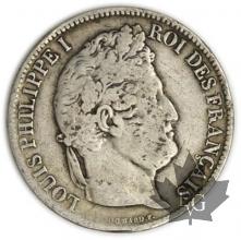 FRANCE-1831MA-5 Francs Louis-Philippe  G. 676  TB