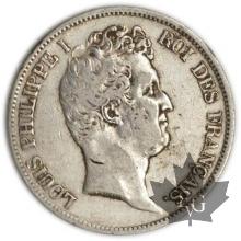 FRANCE-1831A-5 Francs Louis-Philippe  G. 676a  TBTTB