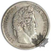 FRANCE-1831D-5 Francs Louis-Philippe  G. 677 pr. TTB