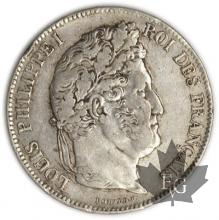 FRANCE-1832T-5 Francs Louis-Philippe  G. 678  TTB