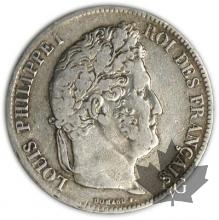 FRANCE-1836W-5 Francs Louis-Philippe  G. 678  pr. TTB