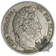 FRANCE-1841W-5 Francs Louis-Philippe  G. 678   TTB