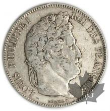 FRANCE-1843A-5 Francs Louis-Philippe  G. 678   TTB