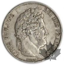 FRANCE-1846W-5 Francs Louis-Philippe  G. 678   TTB