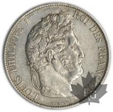 FRANCE-1848K-5 Francs Louis-Philippe  G. 678a  TTBSUP