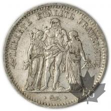 FRANCE-1848K-5 Francs 2e République G. 683 TTB