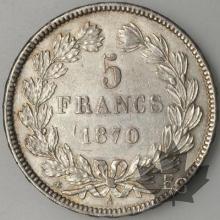 FRANCE-1870A-5 Francs G. 742 SUP+
