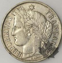 FRANCE-1870K-5 Francs M à 4 heures G. 742 TB