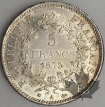 FRANCE-1873A-5 Francs G. 745a pr. FDC