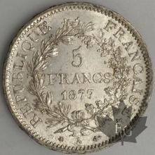 FRANCE-1877A-5 Francs G. 745a  SUP