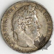 FRANCE-1831D-5 Francs Louis-Philippe  G. 677  TBTTB
