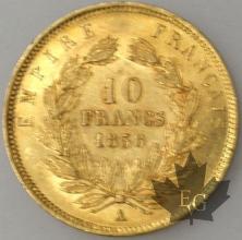 FRANCE-1858A-10 Francs  G. 1014 SUPFDC
