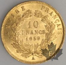 FRANCE-1859A-10 Francs  G. 1014 SUP
