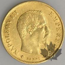 FRANCE-1859BB-10 Francs  G. 1014  TTBSUP