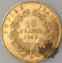 FRANCE-1860A-10 Francs  G. 1014  TTBSUP