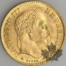 FRANCE-1864A-10 Francs G. 1015  SUPFDC