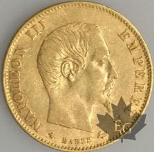 FRANCE-1860A-5 Francs  G. 1001 pr. TTB