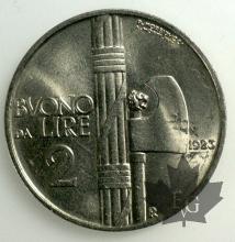 ITALIE-1923-2 Lire-FDC