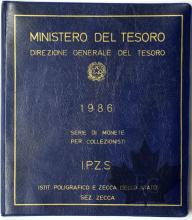 ITALIE-1986-SERIE LIRE