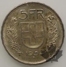 SUISSE-1954-5 Francs-FDC