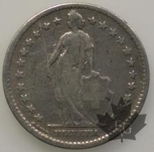 SUISSE-1875-2 Francs TB+