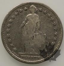 SUISSE-1874-2 Francs TB