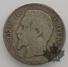FRANCE-1856D-1 Franc- Napoleon III