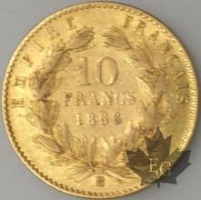 FRANCE-1866BB-10 FRANCS  grand BB G. 1015 TTB+