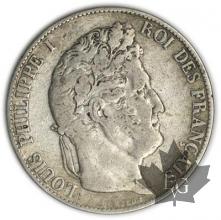 FRANCE-1846K-5 Francs Louis-Philippe  G. 678   TB+