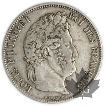FRANCE-1838K-5 Francs Louis-Philippe  G. 678  TTB+