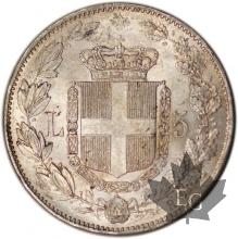 ITALIE-1879R-5 Lire-SUP+