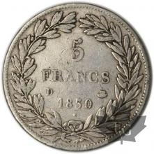 FRANCE-1830D-5 Francs Louis-Philippe  G. 676  TB+