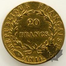 FRANCE-1805-AN 14I-20 FRANCS-qTTB
