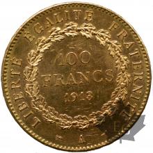 FRANCE-1913A-100 FRANCS-SUP-FDC
